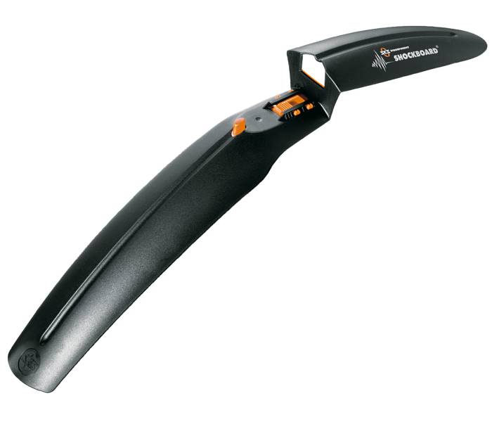 Stumpskærm SKS Shockboard sort front 26in
