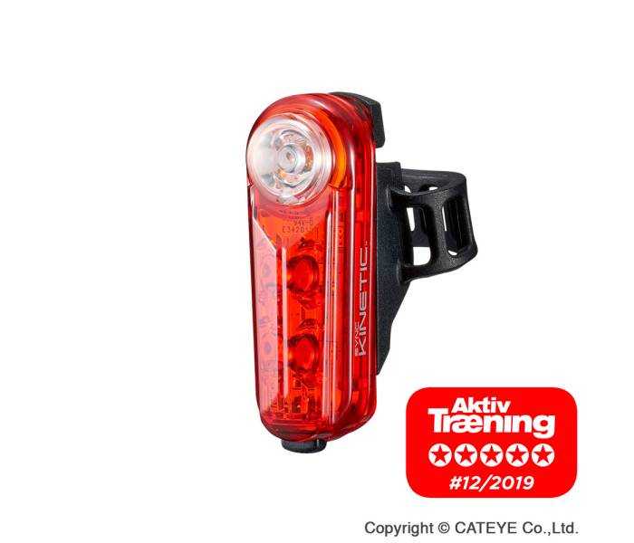 Baglygte Cateye Sync Kinetic TL-NW100K USB opl. 50 lumen
